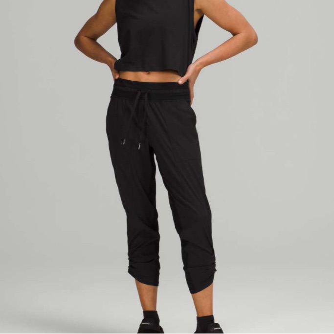 Lululemon Dance Studio Mid-Rise 4 Crop 25" Pant Black